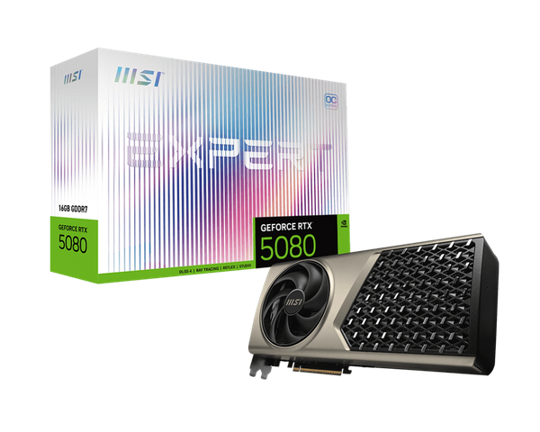 VGA MSI GeForce RTX™ 5080 16G EXPERT OC