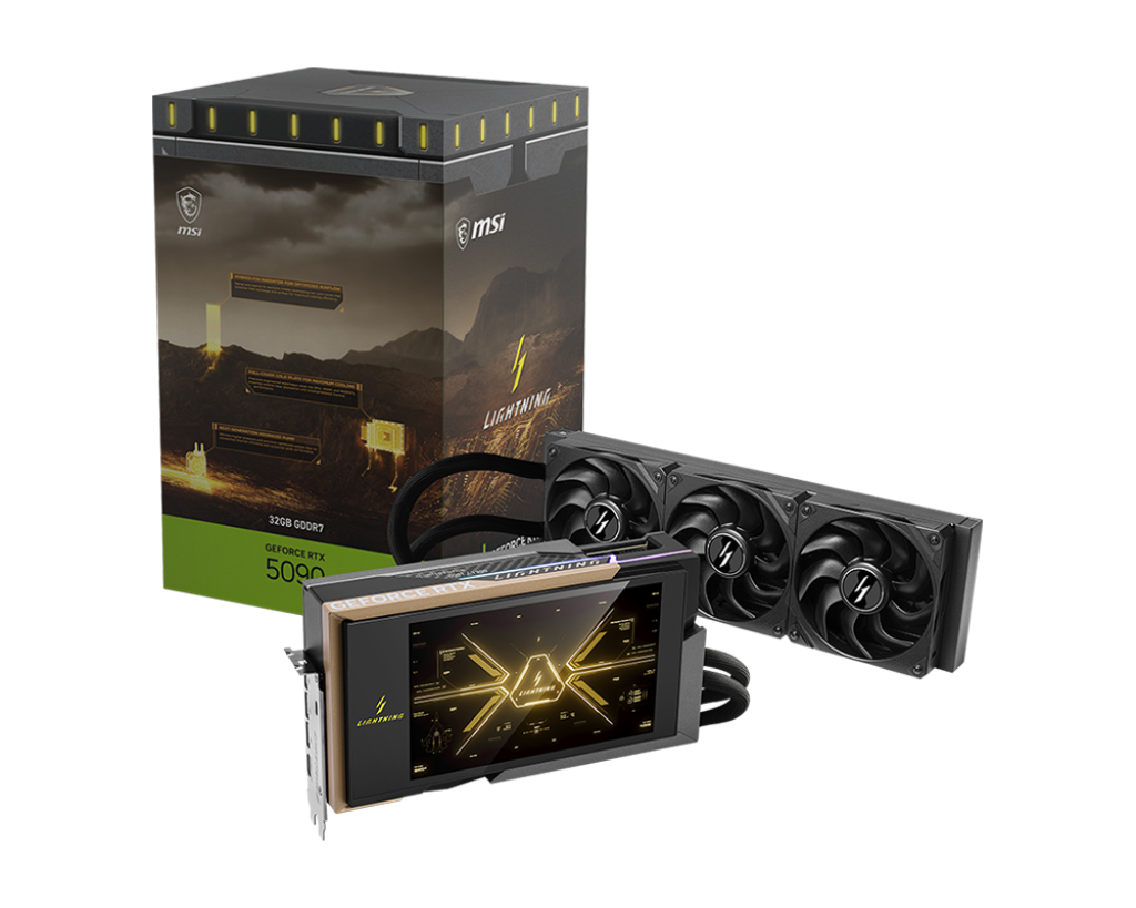 VGA MSI GeForce RTX 5090 32G LIGHTNING Z