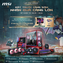 Full Bộ PC Gaming Đồng Bộ MSI MLG EDITION (Loong Nia) - RTX 5070 Ti