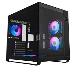 Case Ocypus Iota C70 ARGB (ATX, sẵn 6 Fan ARGB, LCD hiển thị nhiệt độ)