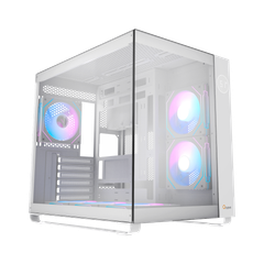 Case Ocypus Iota C70 ARGB (ATX, sẵn 6 Fan ARGB, LCD hiển thị nhiệt độ)