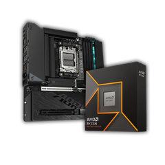 Combo Mainboard CPU: Gigabyte B850M AORUS STEALTH & AMD Ryzen 7 9800X3D TRAY