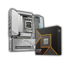 Combo Mainboard CPU: Gigabyte B850M AORUS STEALTH & AMD Ryzen 7 9800X3D TRAY