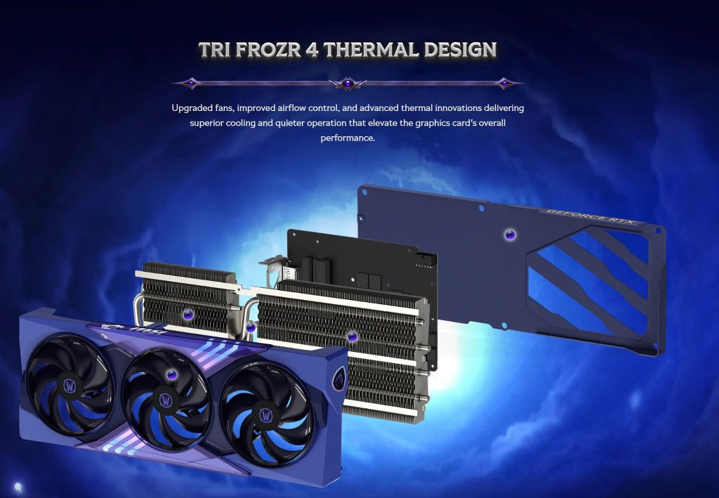 VGA MSI GeForce RTX 5070 12G World of Warcraft MIDNIGHT VOID EDITION OC