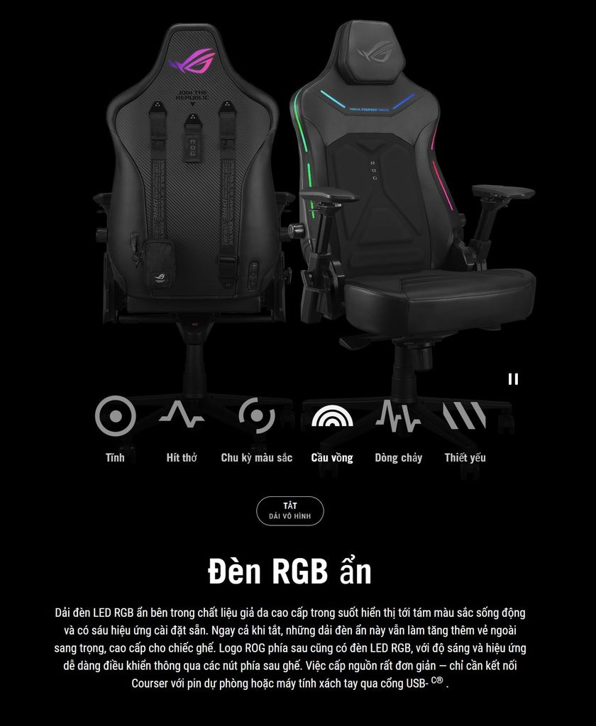 Ghế gaming ASUS ROG Courser