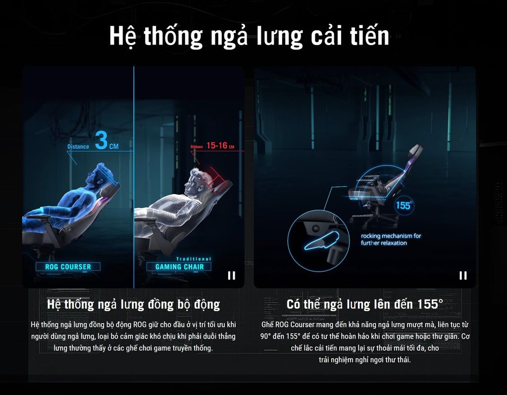 Ghế gaming ASUS ROG Courser