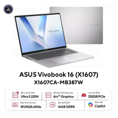 Laptop ASUS Vivobook 16 X1607CA-MB387W