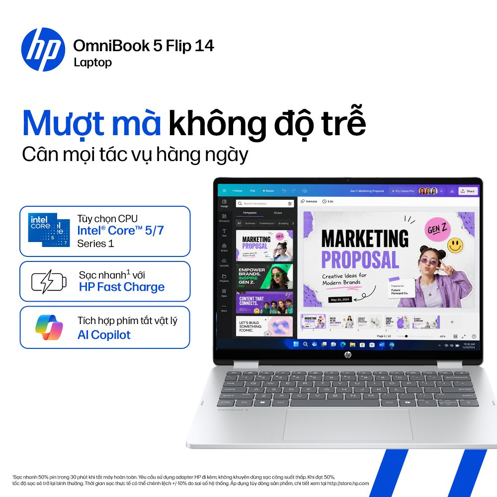 Laptop HP OmniBook 5 Flip 14-fp0057TU BZ7Q6PA