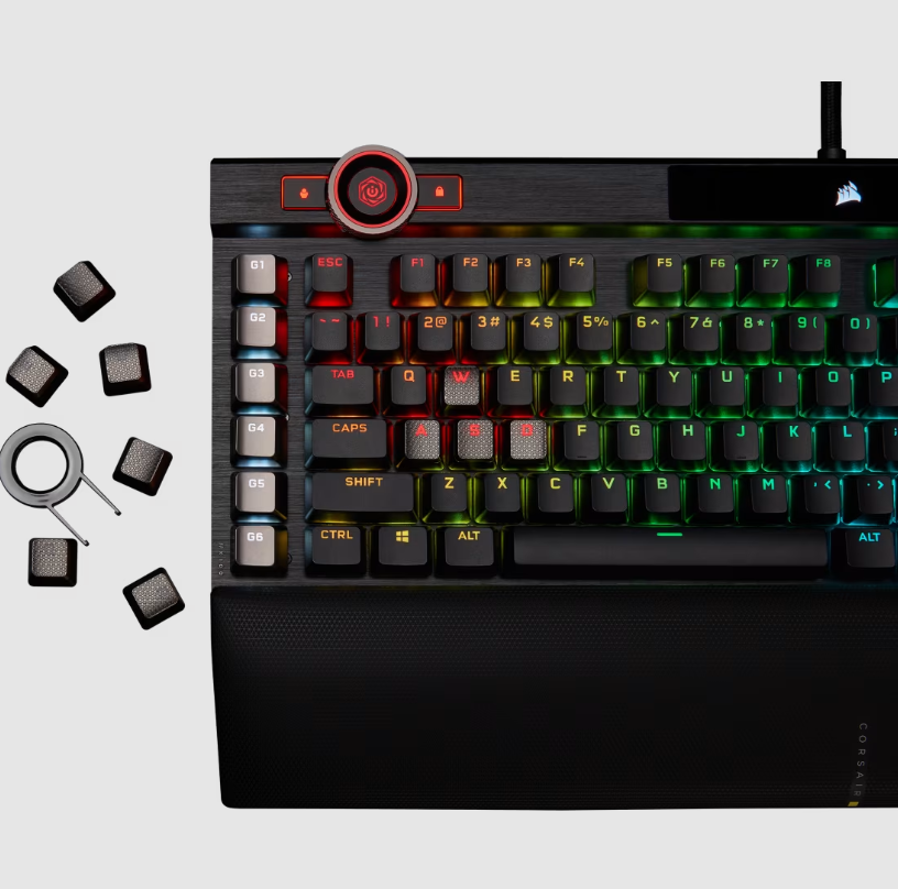 Bàn phím cơ Gaming Corsair K100 RGB Mechanical (CHERRY® MX Speed/ OPX Switch)