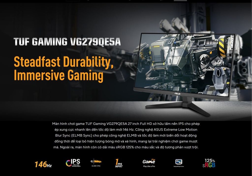 Màn hình ASUS TUF Gaming VG279QE5A