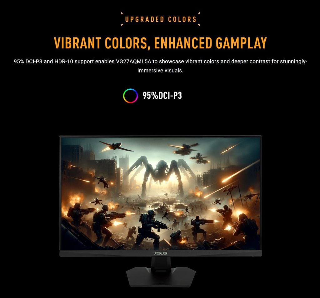 Màn hình ASUS TUF Gaming VG27AQME5F