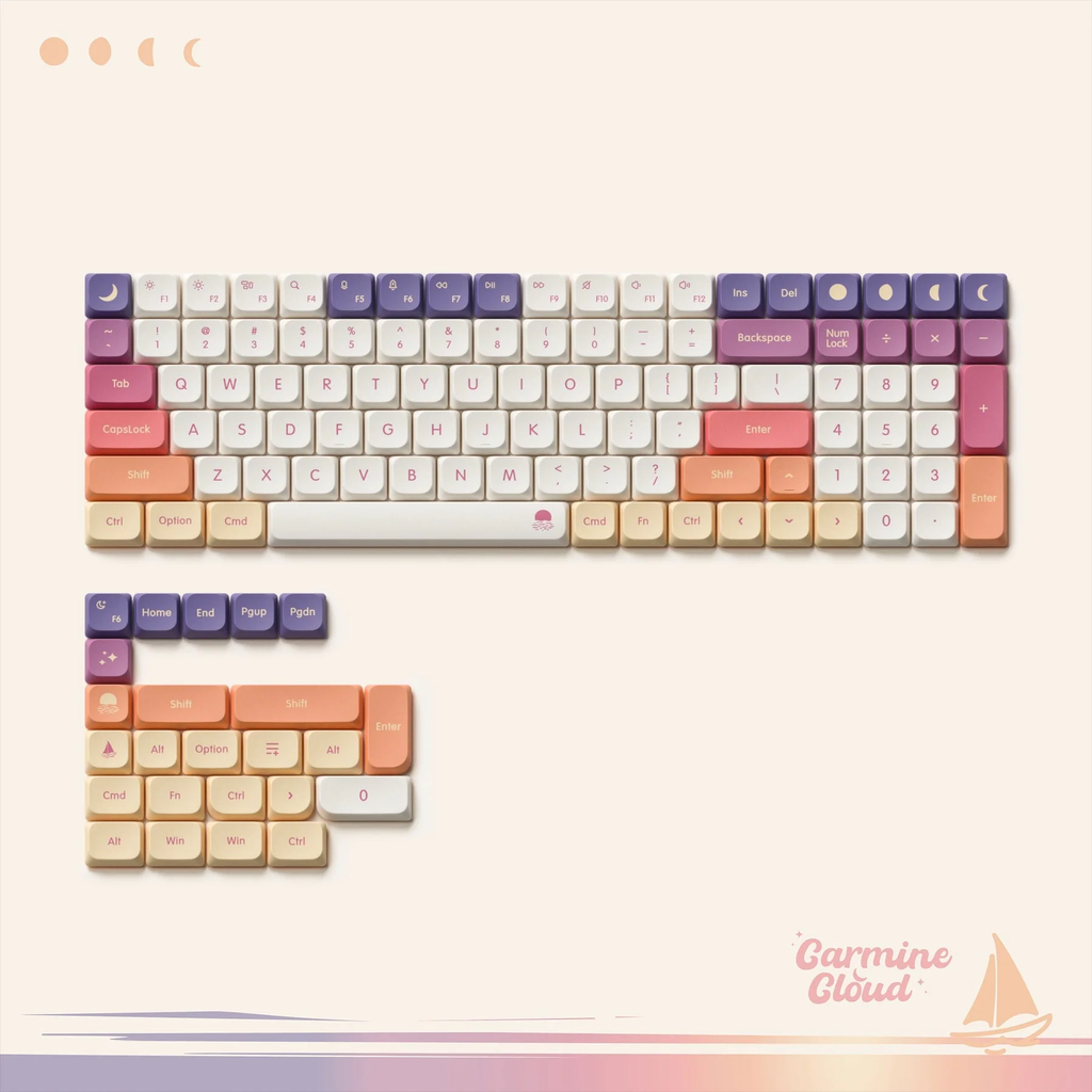 Bàn phím cơ Nuphy Air75 HE RGB Hotswap 8K Rapid Trigger (Magnetic Sw)