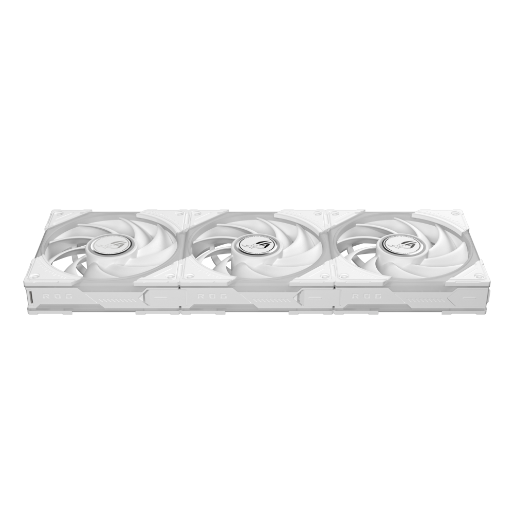 Bộ 3 quạt tản nhiệt ASUS ROG Eurux GR120 ARGB White Edition Triple Pack