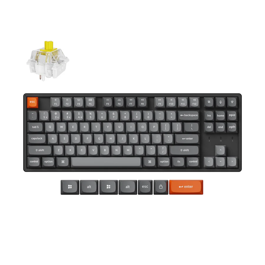 Bàn phím cơ không dây Keychron K8M K8 Max Aluminum (Hotswap, RGB)