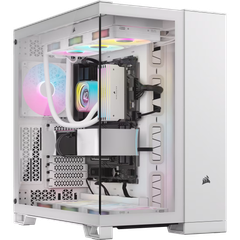 Case Corsair 6500X Tempered Glass Mid-Tower (ATX, Black/White)