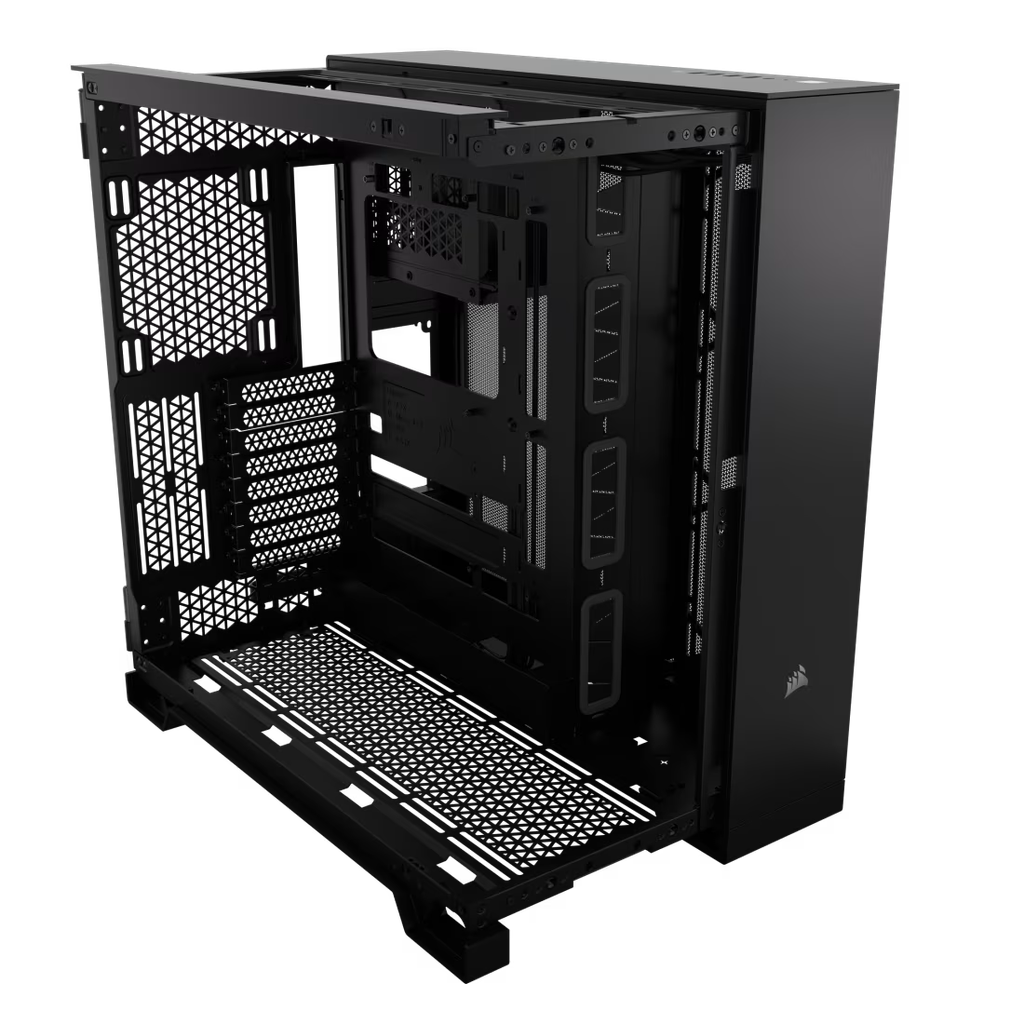 Case Corsair 6500X Tempered Glass Mid-Tower (ATX, Black/White)
