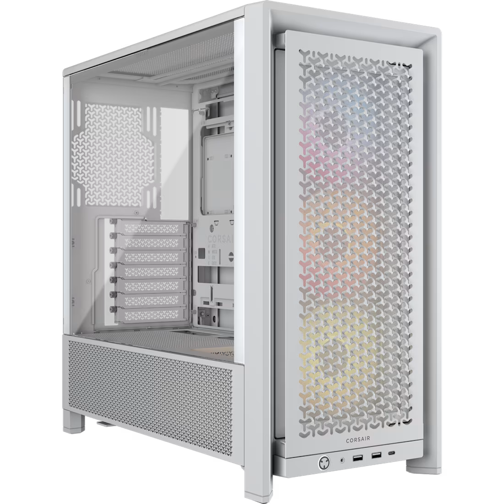 Case Corsair FRAME 4000D RS ARGB Modular Mid-Tower (Black/White)