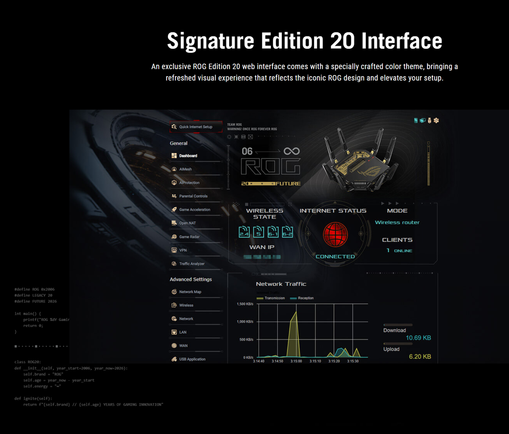 Router ASUS ROG Rapture GT-BE98 Pro Edition 20