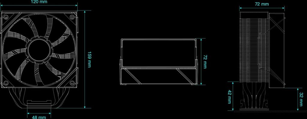 Tản nhiệt khí GAMDIAS BOREAS M2-51D