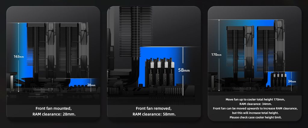 Tản nhiệt khí ID-COOLING FROZN A720 BLACK