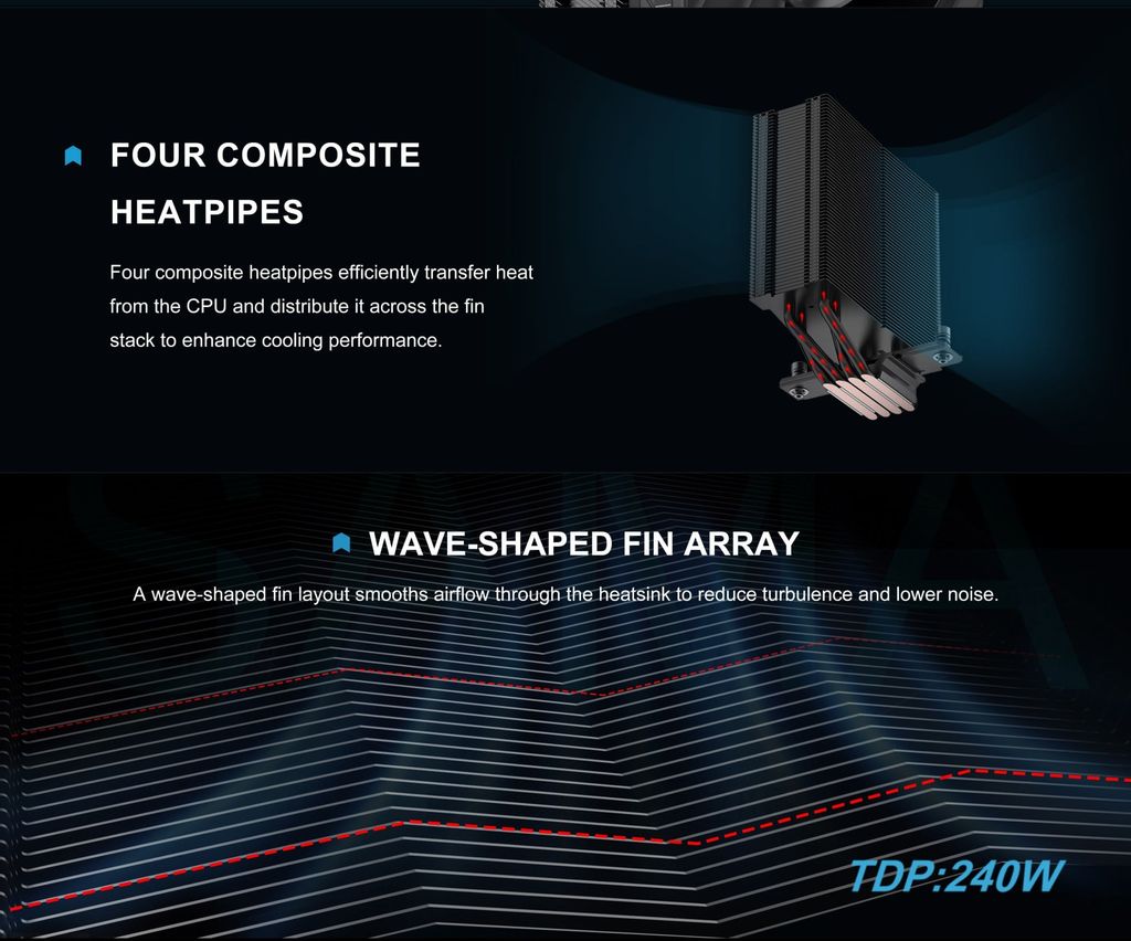 Tản nhiệt khí Sama A40