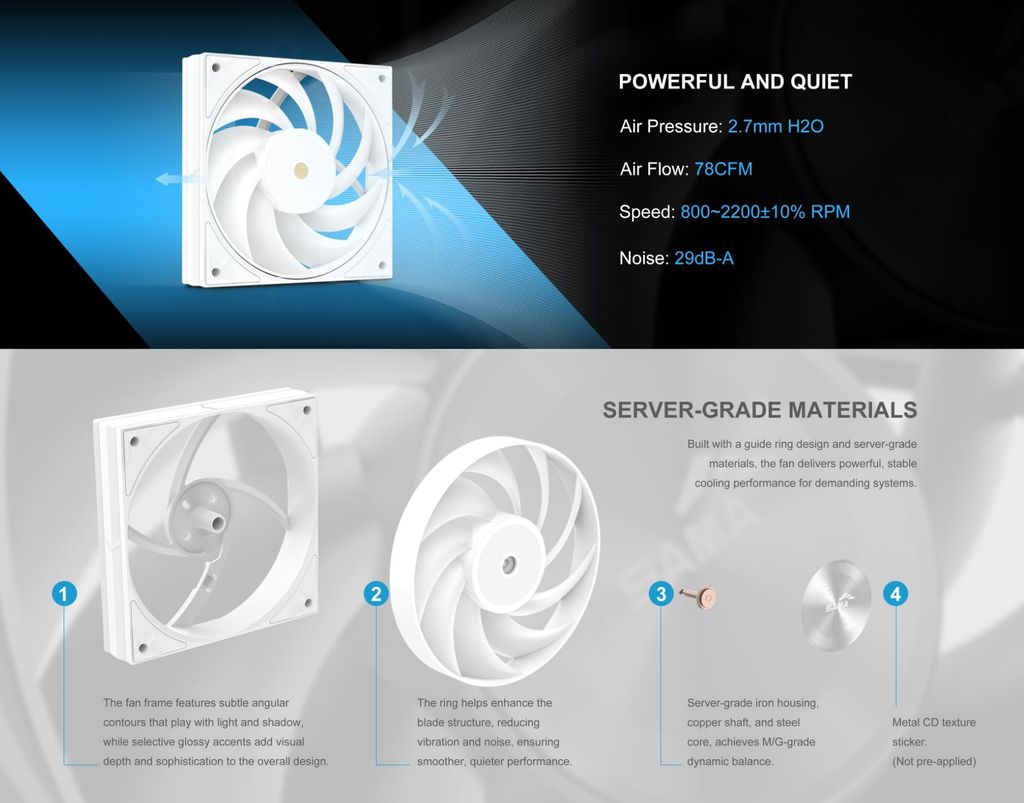 Tản nhiệt khí Sama A60W