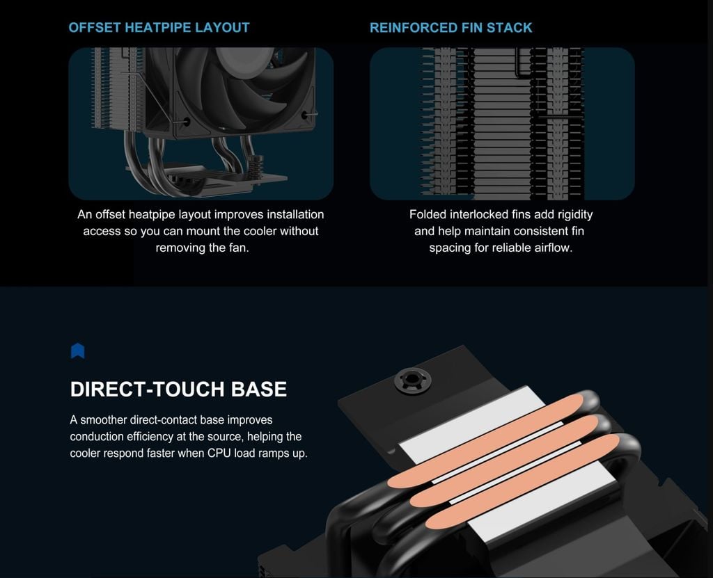 Tản nhiệt khí Sama X30 Black