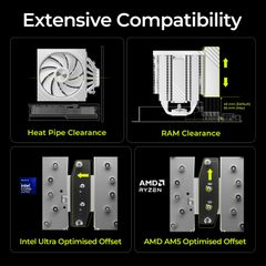 Tản Nhiệt Khí TRYX TURRIS 620 Black
