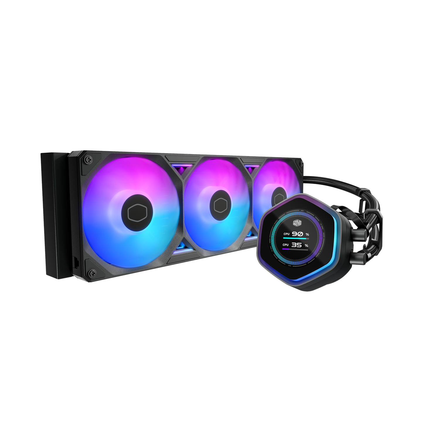 Tản nhiệt nước AIO Cooler Master MasterLiquid 360 Atmos II LCD ARGB