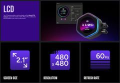 Tản nhiệt nước AIO Cooler Master MasterLiquid 360 Atmos II LCD ARGB