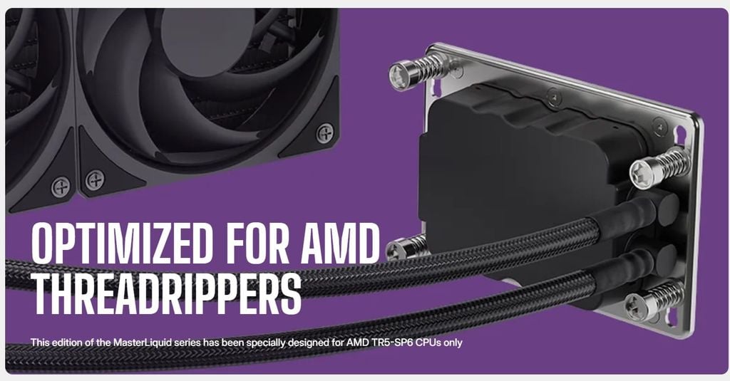 Tản nhiệt nước AIO Cooler Master MasterLiquid PL360 TR5-SP6