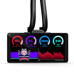 Tản Nhiệt Nước AIO Phanteks Glacier One 360M25 LCD Black