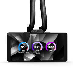 Tản Nhiệt Nước AIO Phanteks Glacier One 360M25 LCD Black