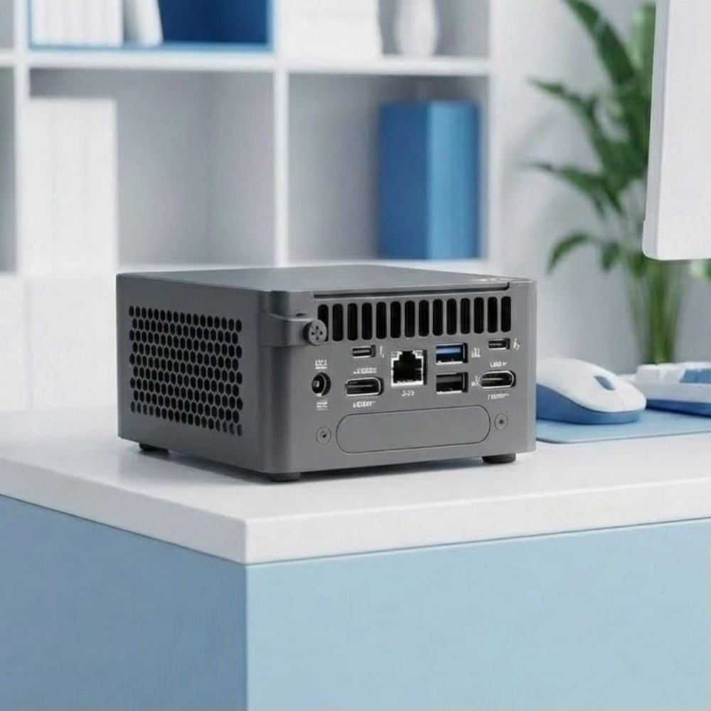 Mini PC Asus NUC 15 Pro Tall RNUC15CRHC500000I Core5-210H/RAM DDR5-6400/SSD NVMe/Xuất hình: HDMI/Thunderbolt