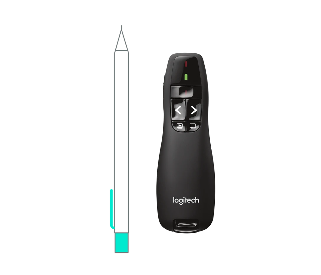 Điều khiển trình chiếu từ xa Logitech R400 Laser Presentation