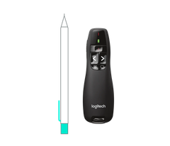Điều khiển trình chiếu từ xa Logitech R400 Laser Presentation
