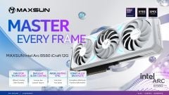 VGA MAXSUN Intel ARC B580 iCraft 12G White