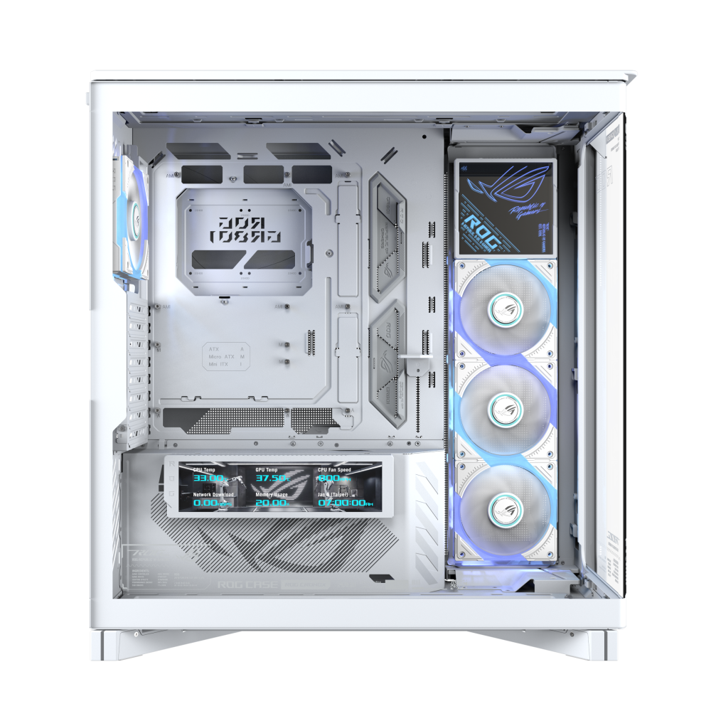 Vỏ Case ASUS ROG Cronox ARGB White Edition