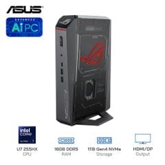 Mini PC Asus NUC ROG RNUC15JNK7X569A0 Intel (U7 255HX)/16GB (2x8GB) DDR5-6400/1TB Gen4 NVMe / Wifi7/ RTX 5060/Win11
