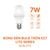 Bóng đèn Bulb tròn Nanoco E27 - Lite Series Nanoco