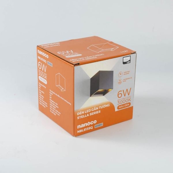 Đèn tường LED IP65 3000K màu đen Nanoco model NBLS015/ NBLS016/ NBLS031