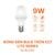Bóng đèn Bulb tròn Nanoco E27 - Lite Series Nanoco