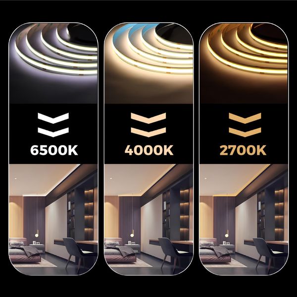 Đèn LED dây COB DC24V 320 led/m Nanoco cuộn 5m model NSTC320*