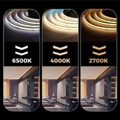 Đèn LED dây COB DC24V 320 led/m Nanoco cuộn 5m model NSTC320*