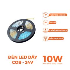 Đèn LED dây COB DC24V 320 led/m Nanoco cuộn 5m model NSTC320*