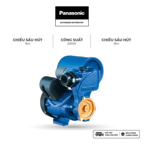 Máy bơm nước Panasonic dòng bơm tăng áp model A-200JAK (công suất 200W) - KHÔNG BAO GỒM LẮP ĐẶT