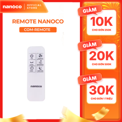 Remote quạt Nanoco dùng cho model NOF1603G-RC, NOF1602G-RC, NWF1610RC(VUI LÒNG LIÊN HỆ ĐỂ ĐƯỢC TƯ VẤN SẢN PHẨM PHÙ HỢP)