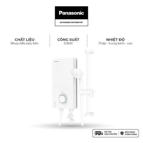Máy nước nóng Panasonic model DH-3RL2VH (công suất 3500W, không bơm trợ lực) - KHÔNG GỒM PHÍ LẮP ĐẶT