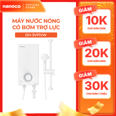 Máy nước nóng Panasonic model DH-3VP1VW/ DH-3VS1VW dòng V- Series (3500W, màu trắng) - KO GỒM CP LẮP