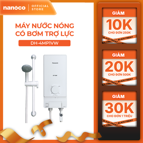 Máy nước nóng trực tiếp Panasonic model DH-4MP1VW/ DH-4MS1VW  ( 4500W, màu trắng) - KHÔNG GỒM CP LẮP